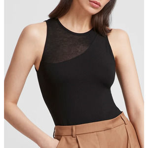 Like new! Marcella New York Kit black Sleeveless Top- tank style. Size M